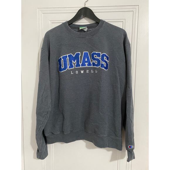 UMass Lowell River Hawks Crewneck Sweatshirt Men's Large - Picture 1 of 5